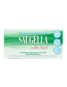 Saugella Cotton Touch x16 tampons hygiéniques Normal Saugella - 1