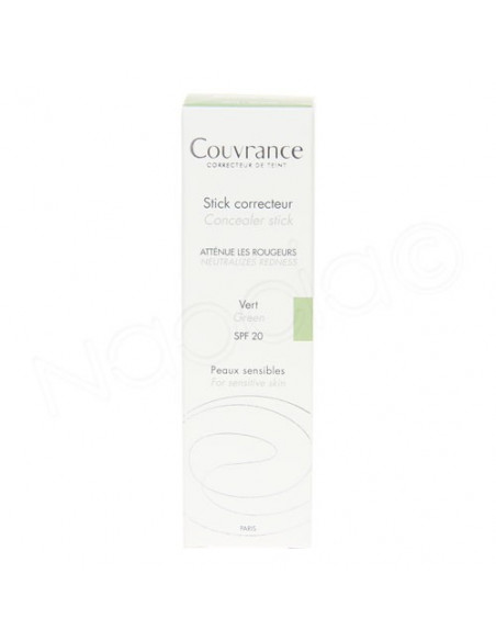 Couvrance Stick Correcteur Vert Anti-Rougeurs 4g Avène - 2