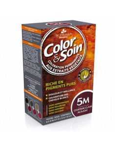 Les 3 Chênes Color & Soin Coloration Permanente 135ml Chatain clair acajou 5M Les 3 Chênes - 1