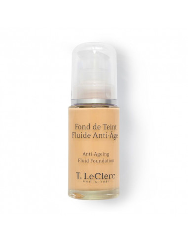 TLeClerc Fond de Teint Fluide anti-Âge SPF20 Flacon airless 30ml 03 Beige sable satiné T. Leclerc - 1