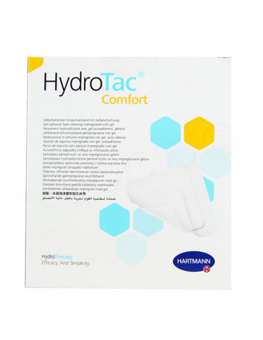Hartmann HydroTac Comfort Pansement Hydrocellulaire avec Gel Auto-adhérent 10x20cm - 10  - 1