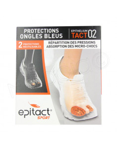 Epitact Sport Protections Ongles Bleus x2 Taille M Epitact - 1