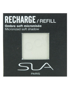 SLA Ombre à paupières Soft Micronisée Recharge 35mm de diamètre Gris métallique nacré 214 Sla Serge Louis Alvarez - 1