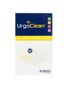 UrgoClean Compresse Hydro-Détersif Absorbant x16 12x13cm Urgo - 1