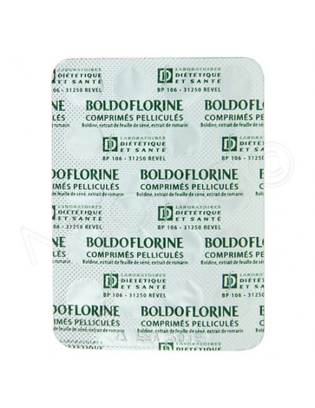 Boldoflorine Constipation passagère 40 comprimés pelliculés  - 3