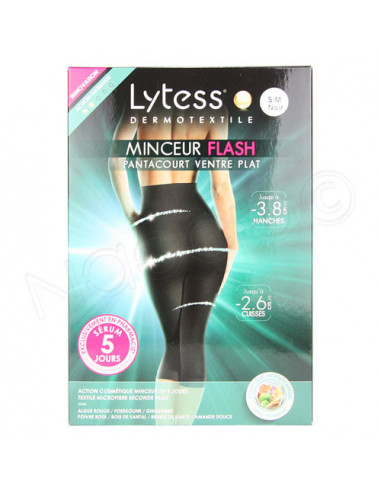 Lytess Minceur Flash Pantacourt Ventre Plat Noir Taille L-XL Lytess - 1