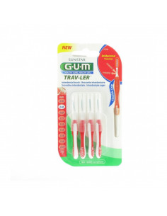 Gum Trav-Ler Brossette interdentaire x4 08mm Sunstar - 1