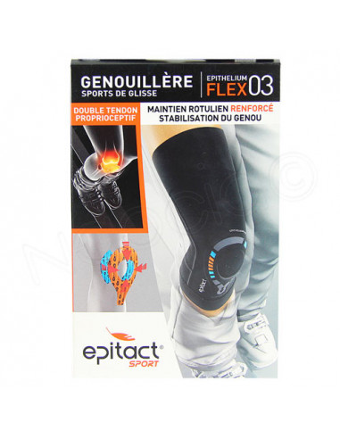 Epitact Genouillère Sports de Glisse Epithelium Flex 03 x1 Taille XL -  Archange Pharmacie en ligne