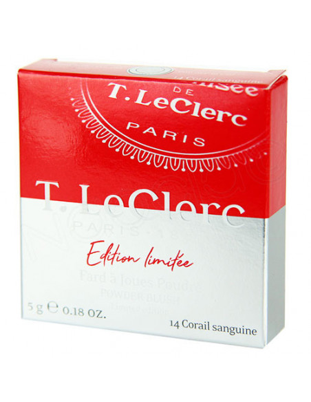 TLeClerc Fard à Joues Poudré Collection Rouge Théophile Poudrier 5g Rose sublime T. Leclerc - 3
