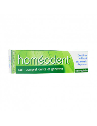 Homéodent Soin Complet Dents et Gencives Tube 75ml Chlorophylle Boiron - 1