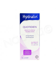 Hydralin Quotidien Gel Lavant intime quotidien Solution au Lotus 400ml Hydralin - 1