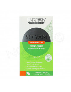 Sojyam Intensif 24H Troubles ménopause Boite 90 comprimés Physcience - 1