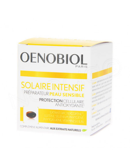 Oenobiol Solaire Intensif Peau Sensible. 30 capsules Oenobiol - 2