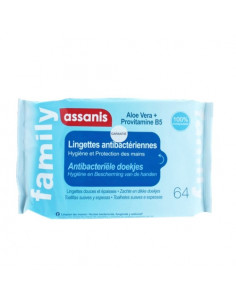 Assanis Family Lingettes Antibactériennes. x64  - 1