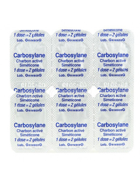 Carbosylane ballonnements 48 doses de 2 gélules  - 2