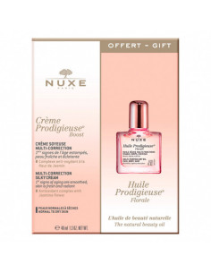 Nuxe Coffret Crème Prodigieuse Boost Crème Gel Multi-Correction 40ml + Huile Prodigieuse Florale 10ml offerte Nuxe - 1