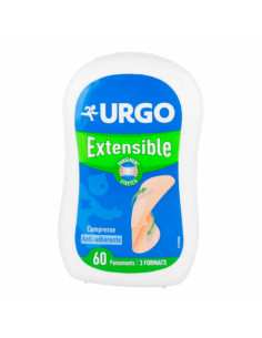 Urgo Extensible Pansements à Compresse Antiseptique Assortiment 60 pansements Urgo - 1