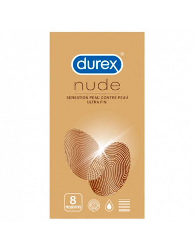 Durex Nude Ultra Fin 8 préservatifs Durex - 1
