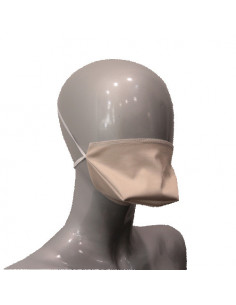 Velvet Bellus Masque Barrière Lavable Réutilisable Beige - Bec de canard  - 1