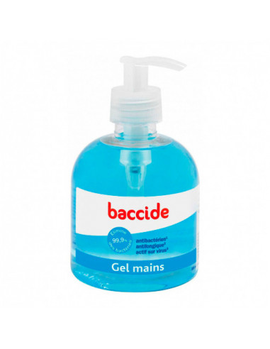 Baccide Gel Mains Hydroalcoolique Sans Rinçage Flacon pompe 300ml Cooper - 1