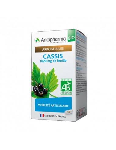 Arkogélules Cassis BIO Mobilité Articulaire 45 gélules Arkopharma - 1