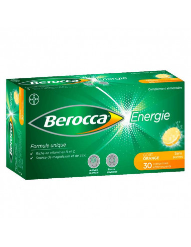 Berocca Energie 30 Comprimés Effervescents Bayer - 1