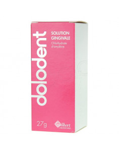 Dolodent Solution Gingivale Chlorhydrate d'amyléine Flacon pompe 27g