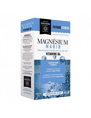Dayang Magnésium Marin Vitamine B6 Fatigue/Stress. 30 comprimés  - 1