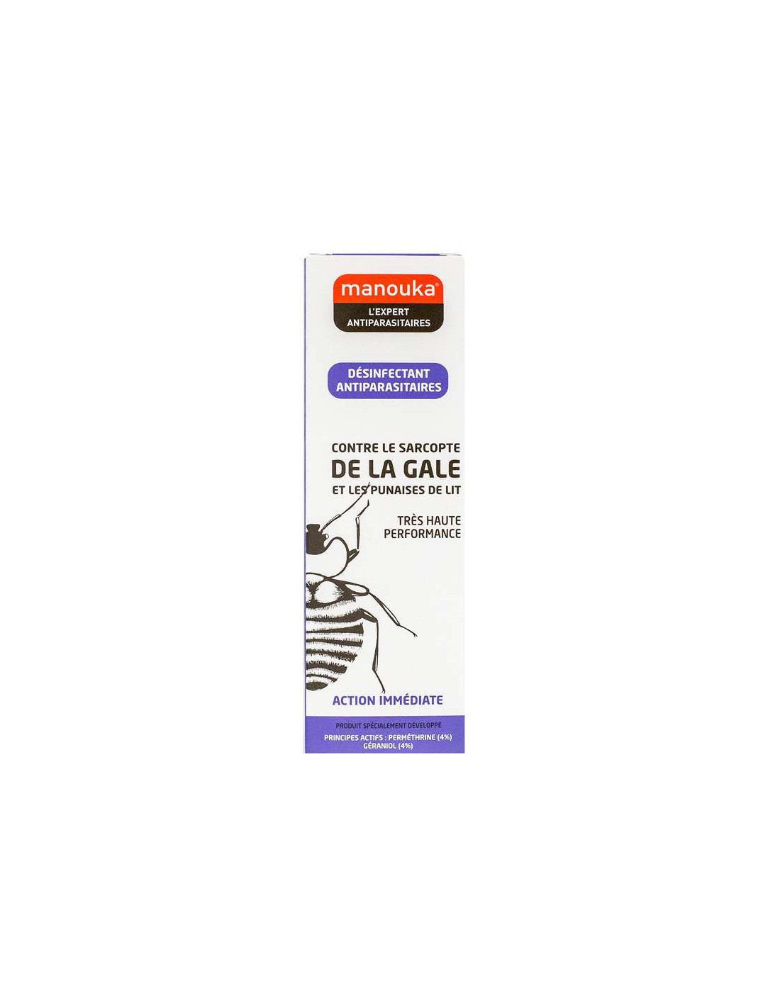 APAR Spray anti acariens gale, puces, punaises de lit (200 ml