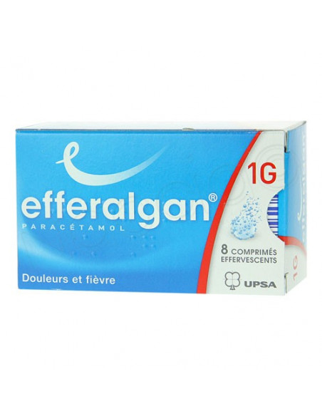 Efferalgan 1G 8 comprimés effervescents