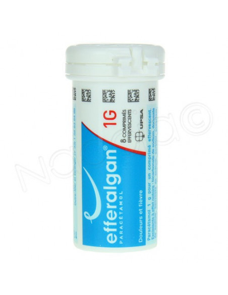 Efferalgan 1G 8 comprimés effervescents  - 2