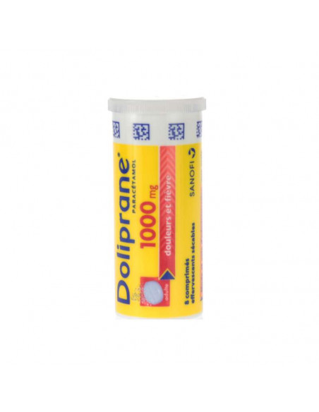 Doliprane paracétamol 1000 mg, comprimés effervescents