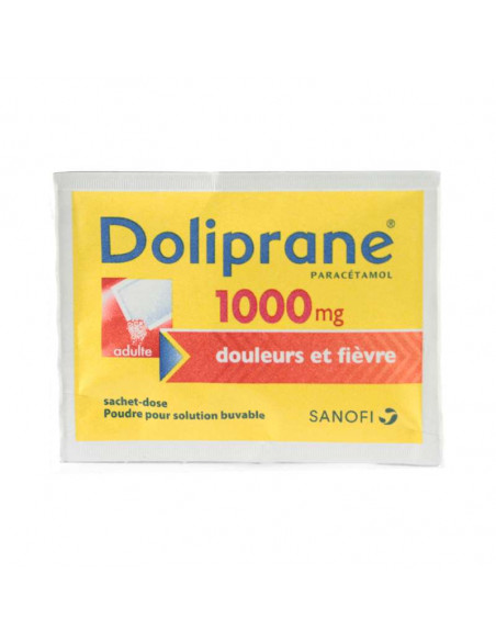 Doliprane Paracétamol 1000 mg Douleurs & Fièvre 8 sachets-dose poudre Doliprane - 2