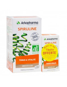 Arkogélules Spiruline Bio. 150 gélules + 45 gélules OFFERTES Arkopharma - 1