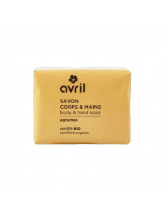 Avril Savon Corps & Mains Agrumes Bio. Pain 100g Avril - 1