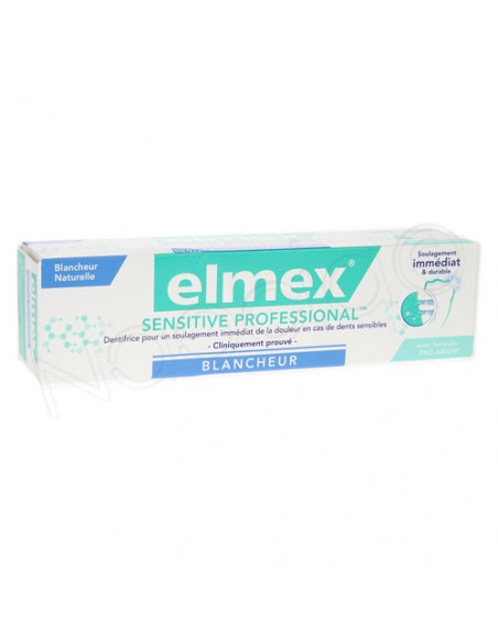 Elmex Sensitive Professional Blancheur Dentifrice Tube 75ml Elmex - 2