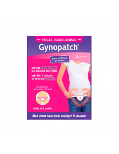 Gynopatch Règles Douloureuses Boîte de 3 patchs  - 1