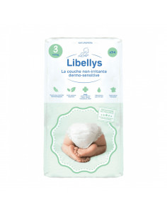 Libellys Couche Dermo-sensitive Taille 3. Paquet x54 couches Libellys - 1
