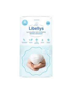 Libellys Couche Dermo-sensitive Taille 4. Paquet x48 couches Libellys - 1