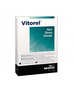 NHCO Vitorel Nez Sinus Gorge 15 Comprimés à sucer + 15 Comprimés à avaler NHCO - 1