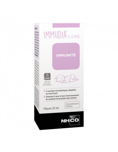 NHCO Immudia 0-12 Mois Immunité Flacon 23ml NHCO - 1