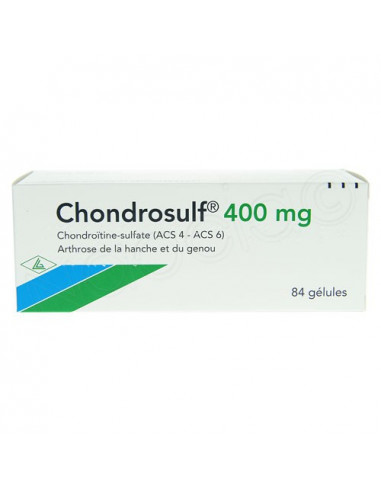 Boite de Chondrosulf 400mg 84 gélules