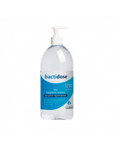 flacon pompe 1L gel hydroalcoolique Bactidose