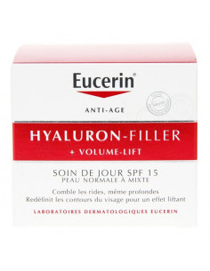 Eucerin Hyaluron-Filler + Volume-Lift Soin de Jour SPF15 Peau normale à mixte. 50ml 2
