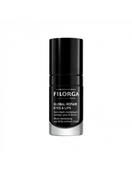 flacon filorga global repair soin multi-revitalisant yeux lèvres