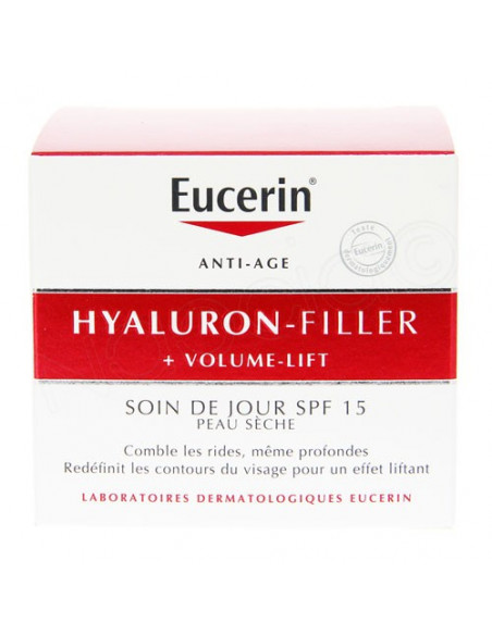 Eucerin Hyaluron-Filler + Volume-Lift Soin de Jour SPF15 Peau Sèche 50ml Eucerin - 2