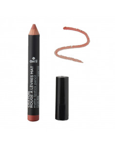 crayon rouge à lèvres avril couleur argile rose