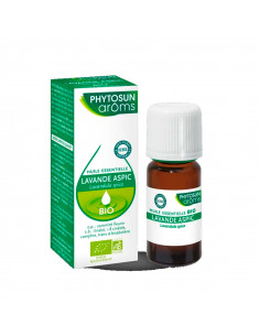boite + flacon huile essentielle lavande aspic phytosun aroms
