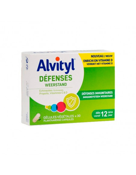boite de 30 gélules Alvityl défenses immunitaires vitamine D