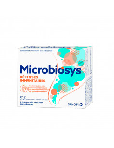 Boîte de 12 sachets de microbyosis défenses immunitaires